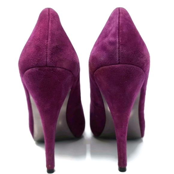 Steve Madden TRINITIE Suede 5" Stiletto Heels Size 7M Purple - Picture 7 of 9